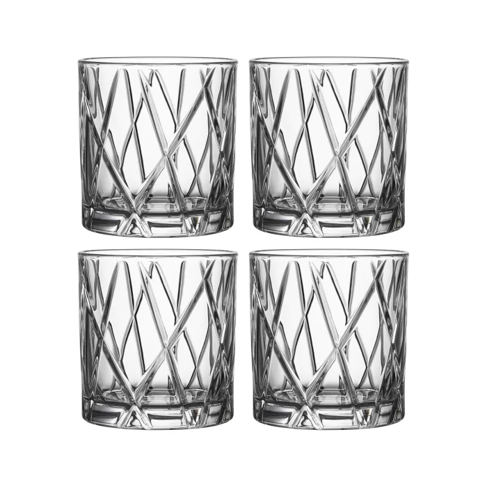 orrefors crystal whiskey glasses