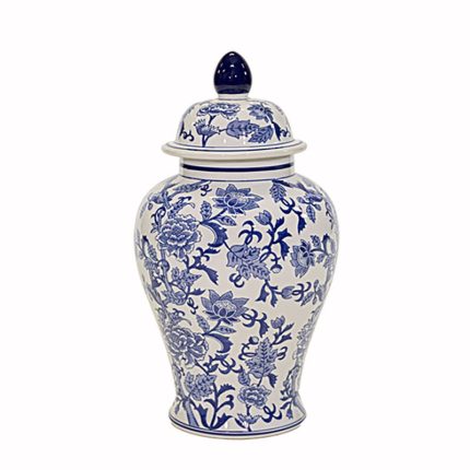 art et lumiere βάζο καπάκι μπλέ